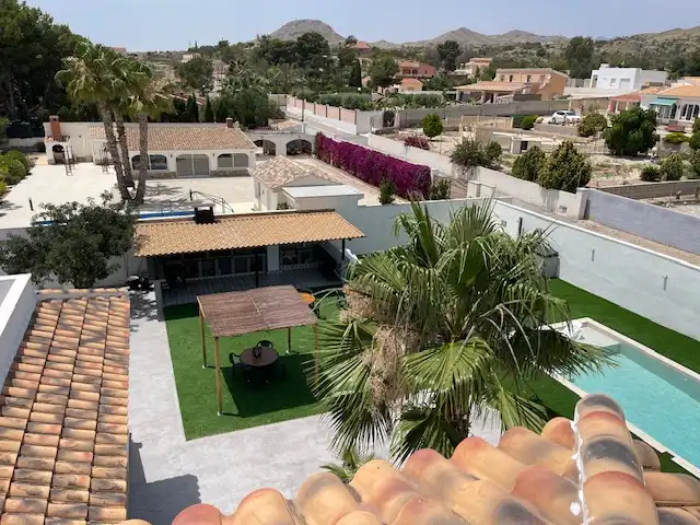 Terrace of Houses for rent in Alicante / Alacant  with Air Conditioner, Heating and Private garden