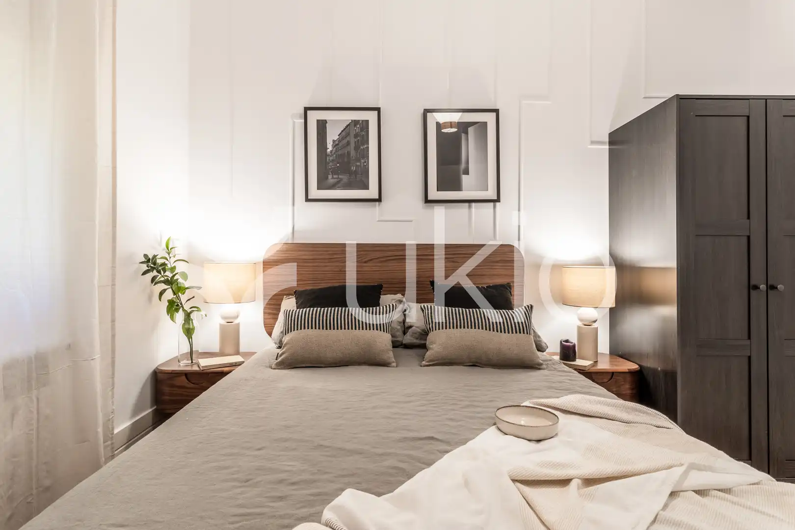 Bedroom of Flat for rent in Madrid  with Air Conditioner, Heating and Furnished