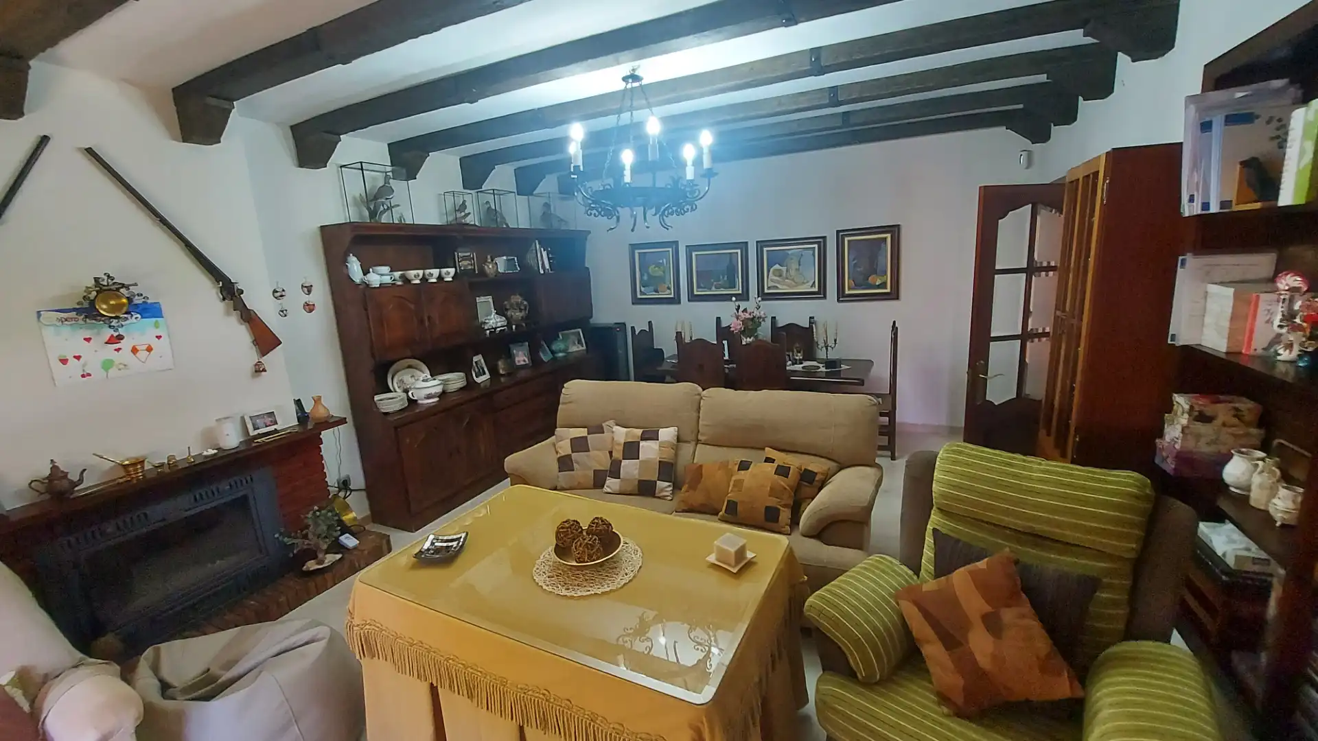 Sala d'estar de Casa o xalet en venda en Vélez-Málaga amb Piscina