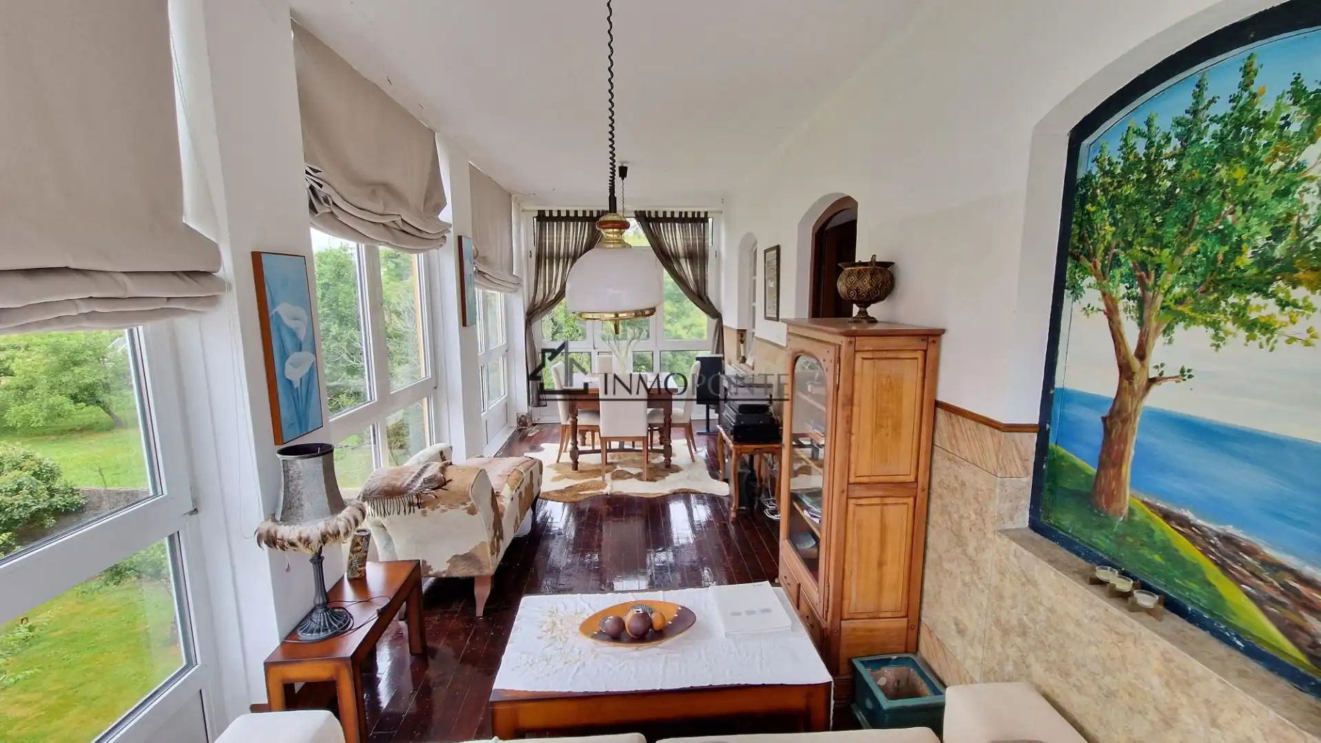 Sala de estar de Casa o chalet en venta en Forcarei con Jardín privado