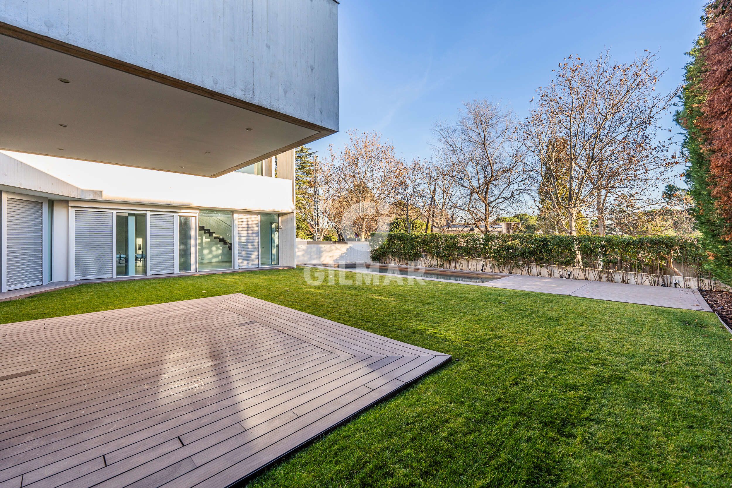 Terrace of House or chalet for sale in  Madrid Capital  with Heating, Private garden and Swimming Pool