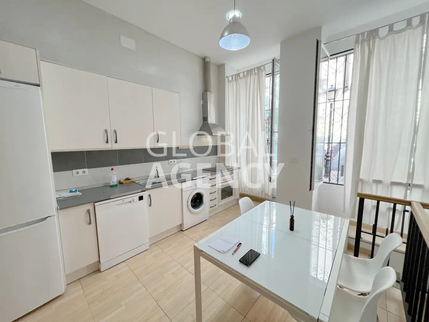 Kitchen of Duplexes for sale in Madrid  with Heating, Oven and Washing machine