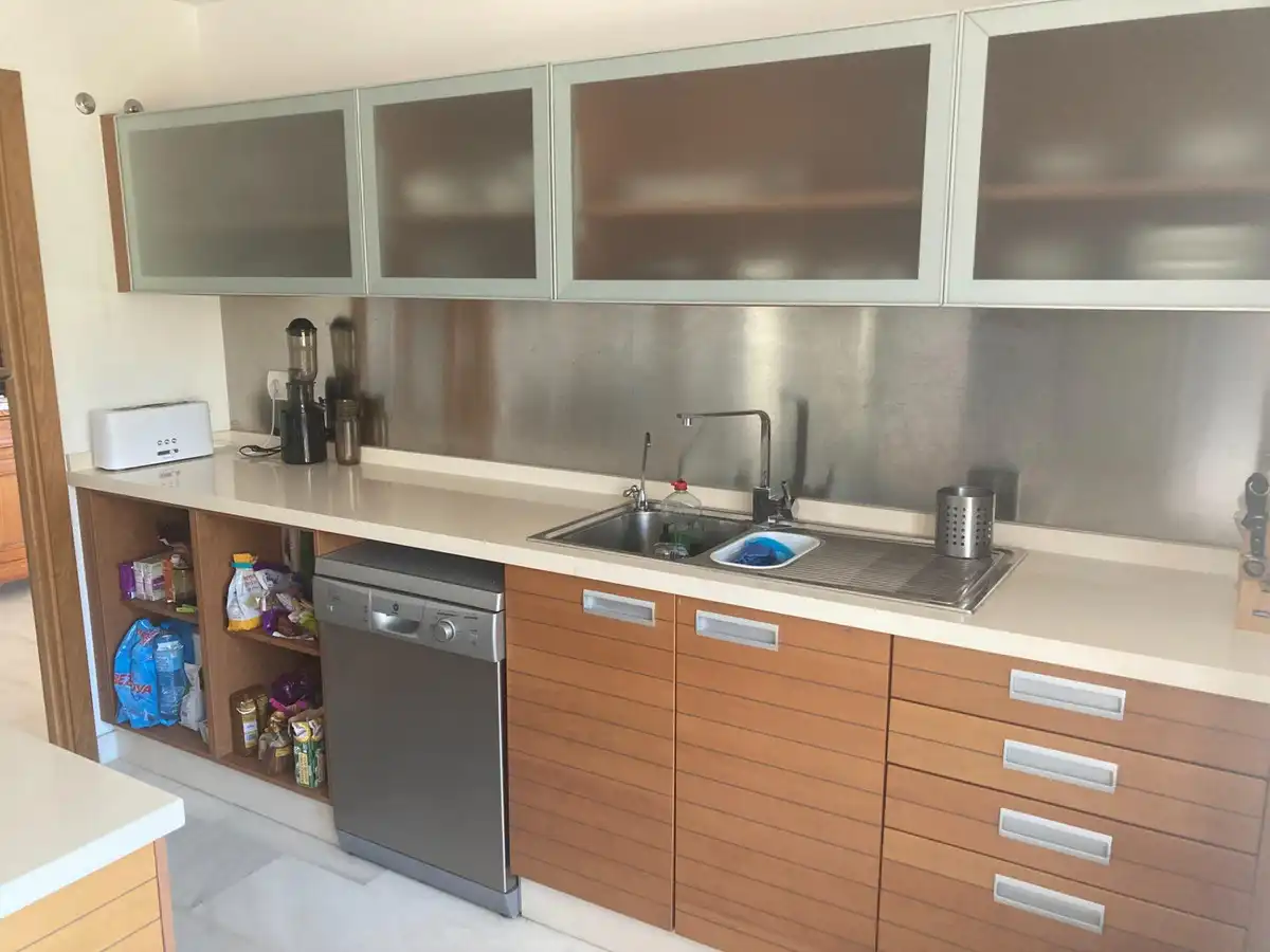 Cocina de Casa adosada en venta en Estepona con Aire acondicionado, Terraza y Amueblado
