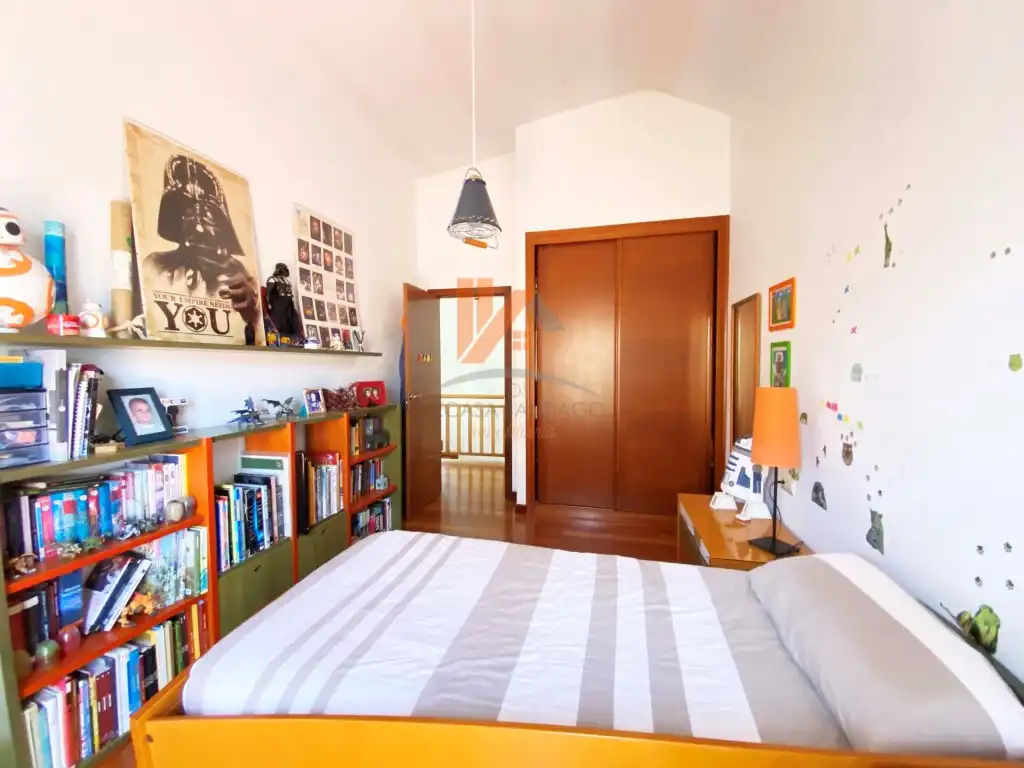 Habitación de Casa o chalet en venta en Teo con Jardín privado, Terraza y Piscina