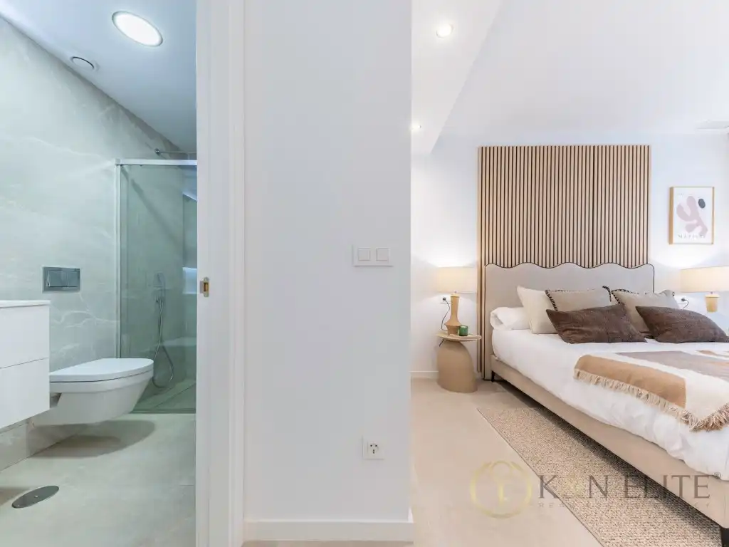 Schlafzimmer von Maisonette zum Verkauf in Benidorm mit Klimaanlage und Terrasse