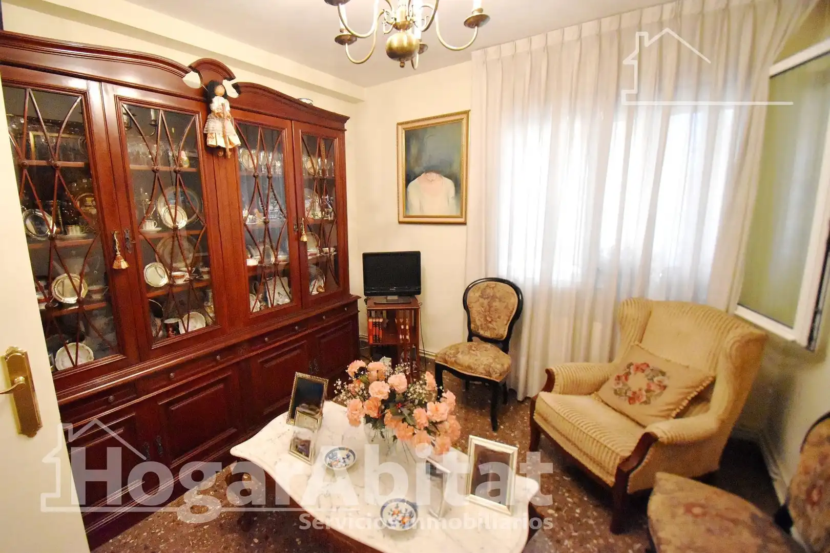 Sala de estar de Piso en venta en Valencia con Aire acondicionado, Calefacción y Terraza