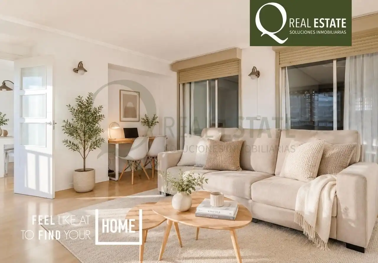 Wohnzimmer von Wohnung zum Verkauf in Alicante / Alacant mit Heizung, Privatgarten und Terrasse
