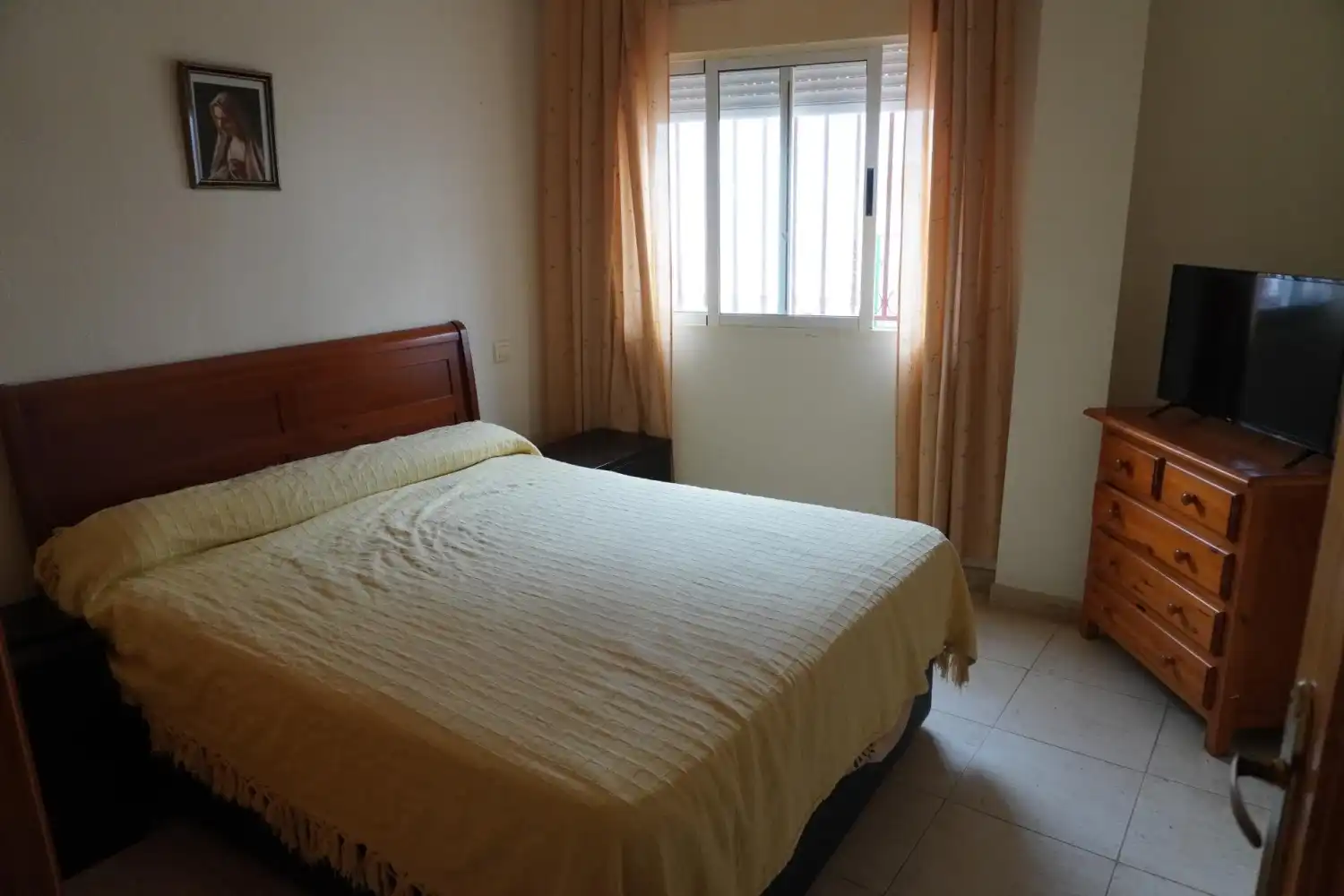 Schlafzimmer von Wohnung zur Miete in Mazarrón mit Klimaanlage, Terrasse und Möbliert