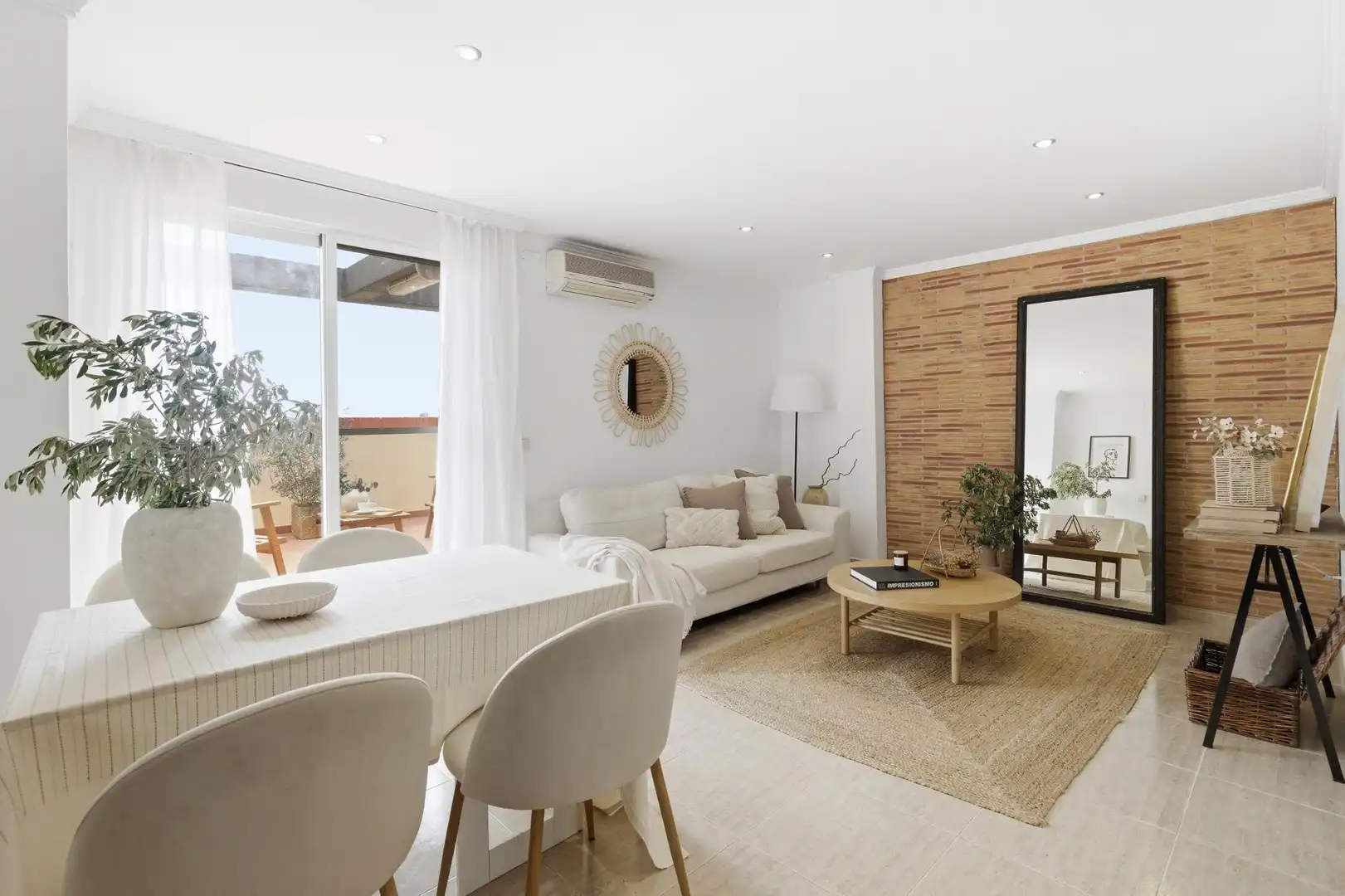 Sala de estar de Ático en venta en  Valencia Capital con Aire acondicionado y Terraza