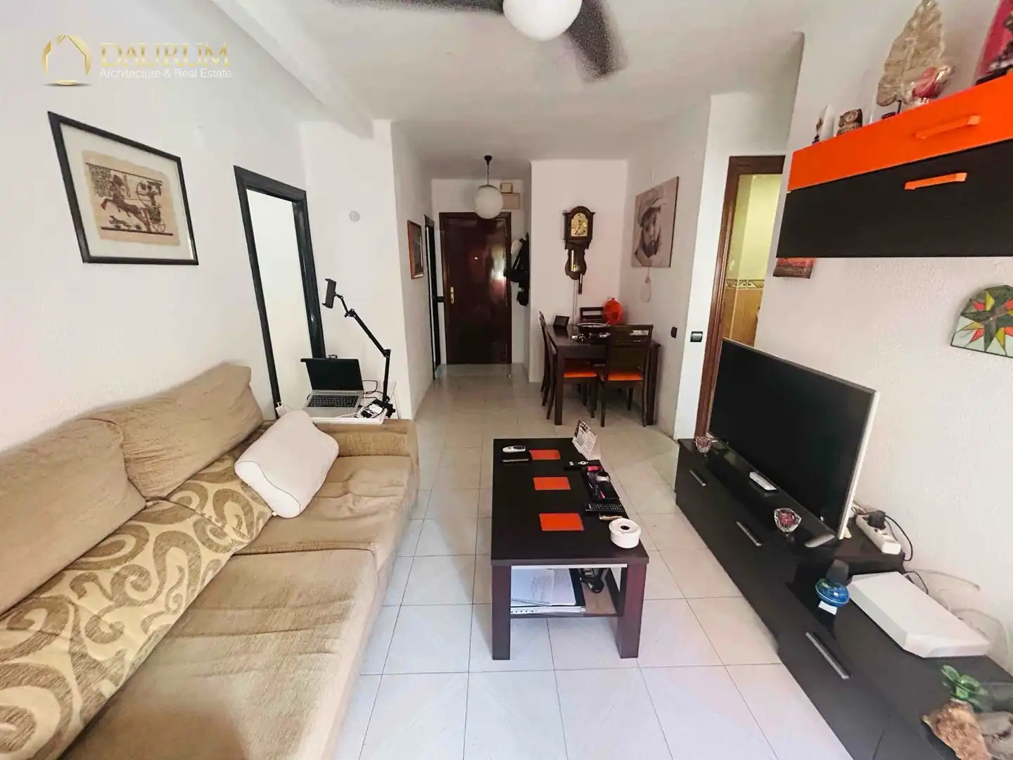 Living room of Flat for sale in Málaga  with Air Conditioner, Heating and Furnished