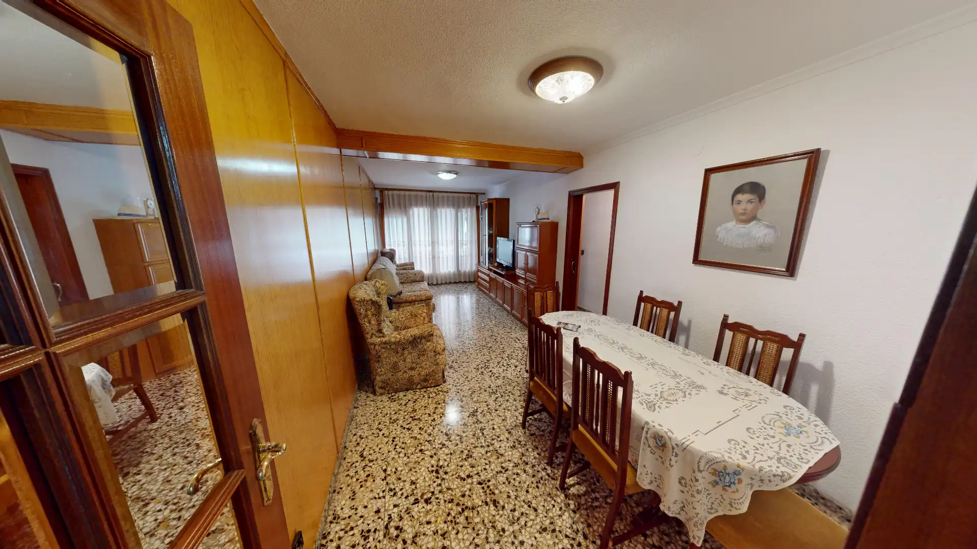 Sala de estar de Piso en venta en Alicante / Alacant con Amueblado
