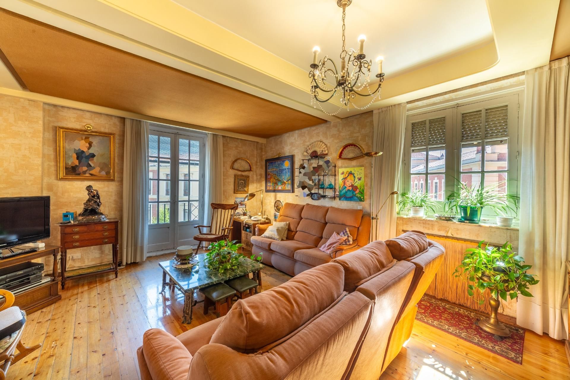 Living room of Flat for sale in Valladolid Capital  with Heating, Storage room and Balcony