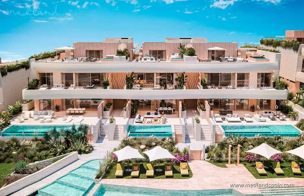 Vista exterior de Apartamento en venta en Marbella con Jardín privado, Terraza y Trastero