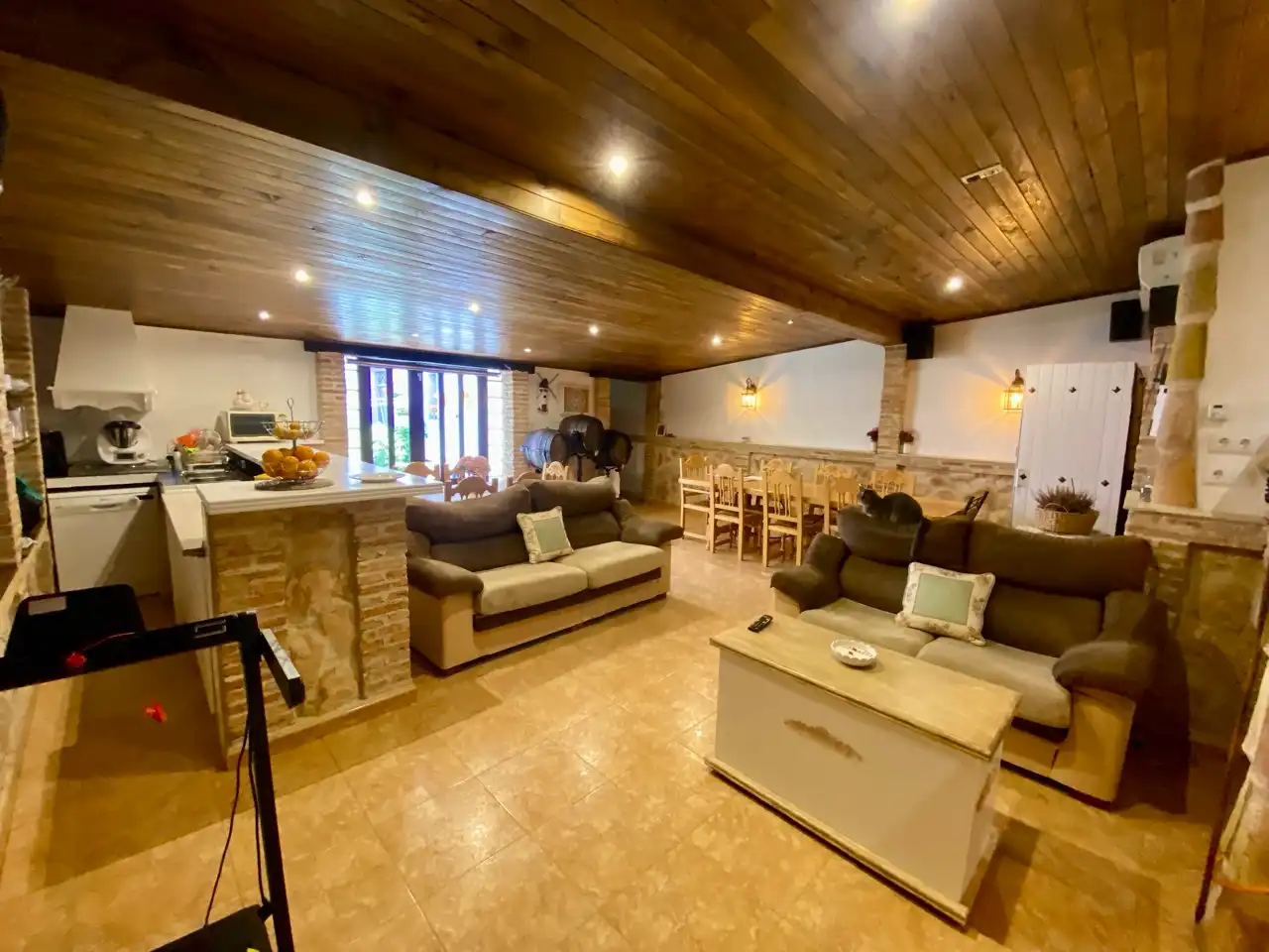 Living room of Detached homes for sale in Villarrubia de los Ojos  with Air Conditioner, Heating and Private garden