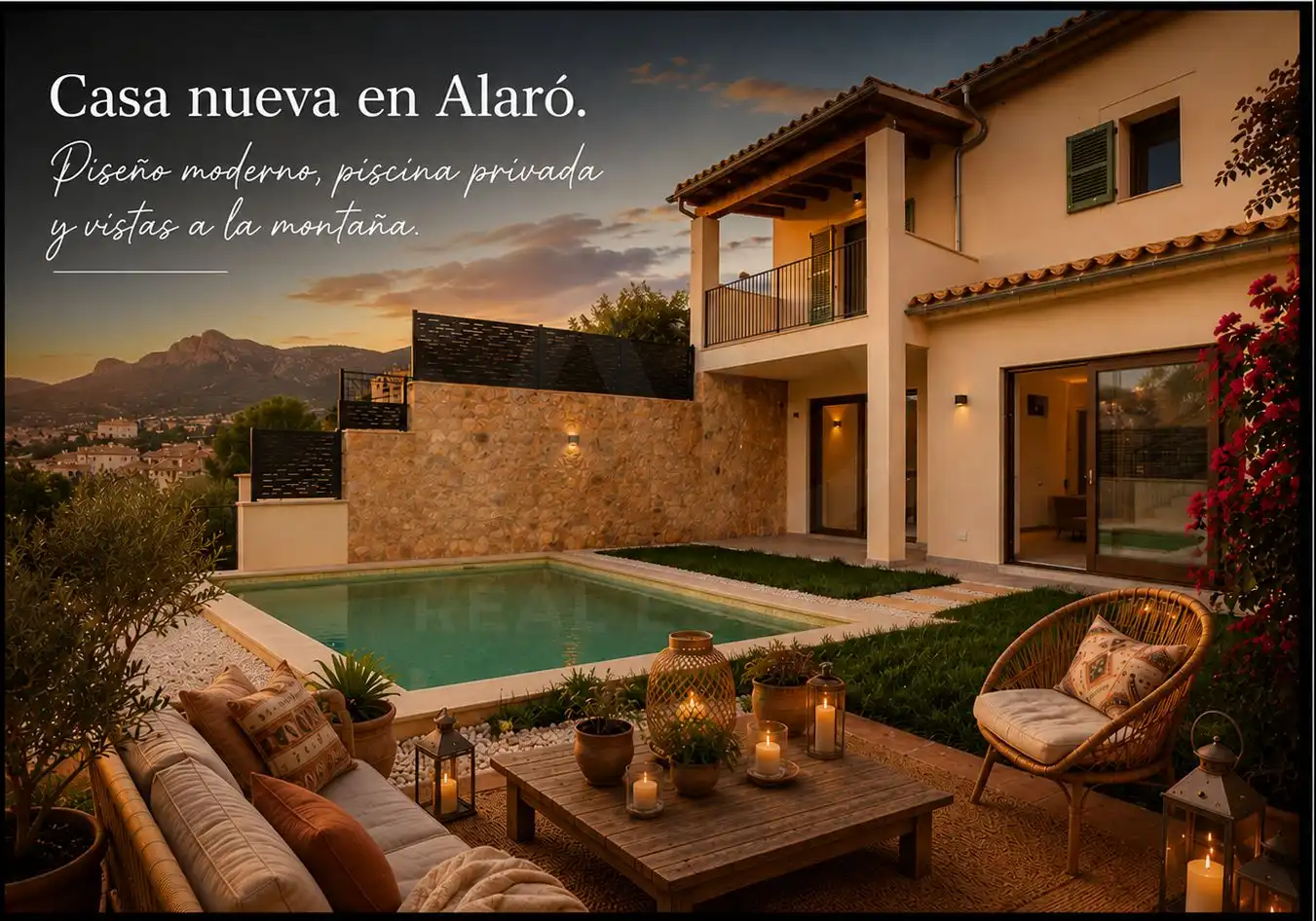 Terrace of Houses for rent in Alaró  with Air Conditioner, Heating and Terrace