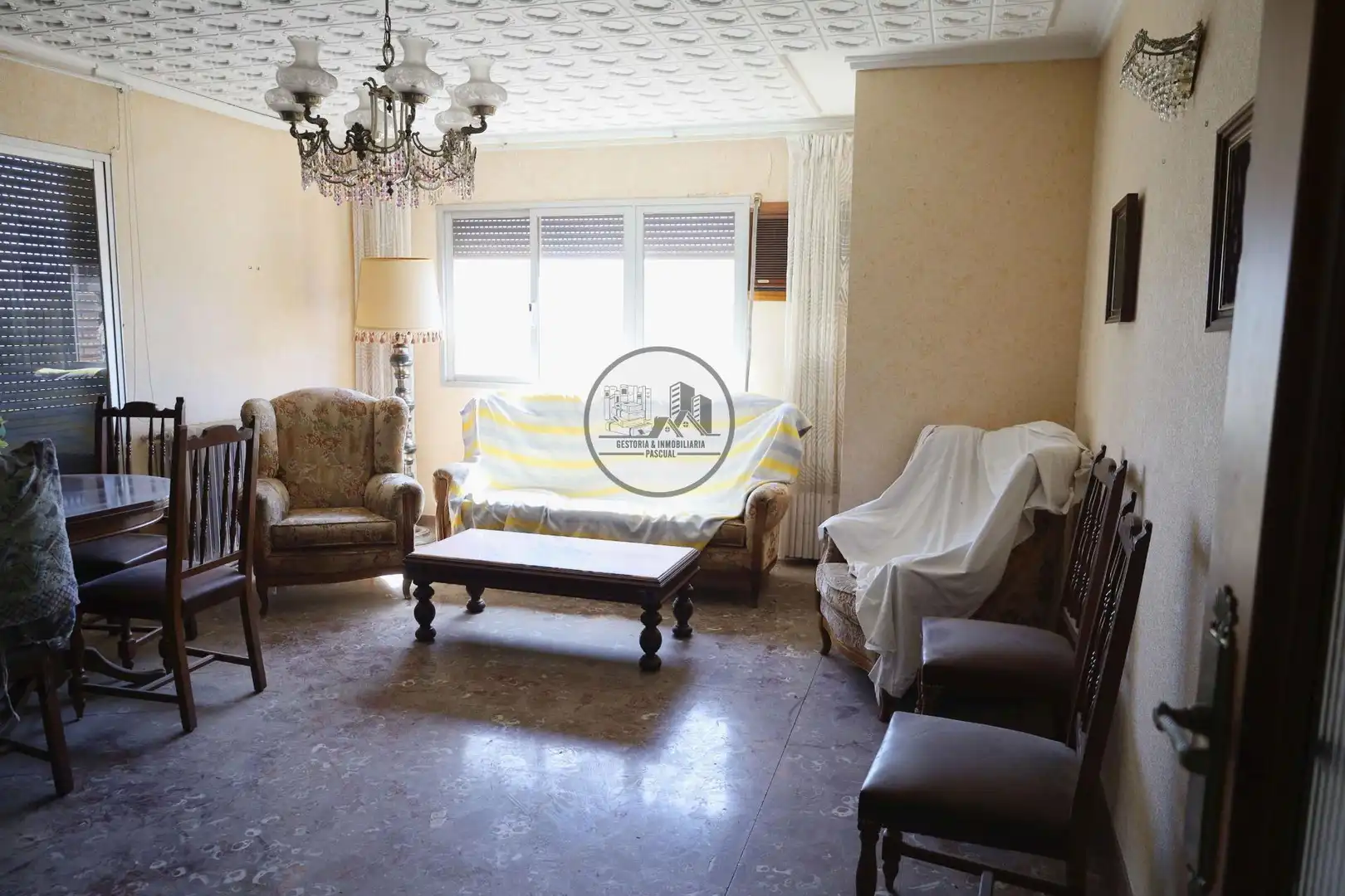 Sala de estar de Casa o chalet en venta en Híjar con Calefacción, Jardín privado y Terraza