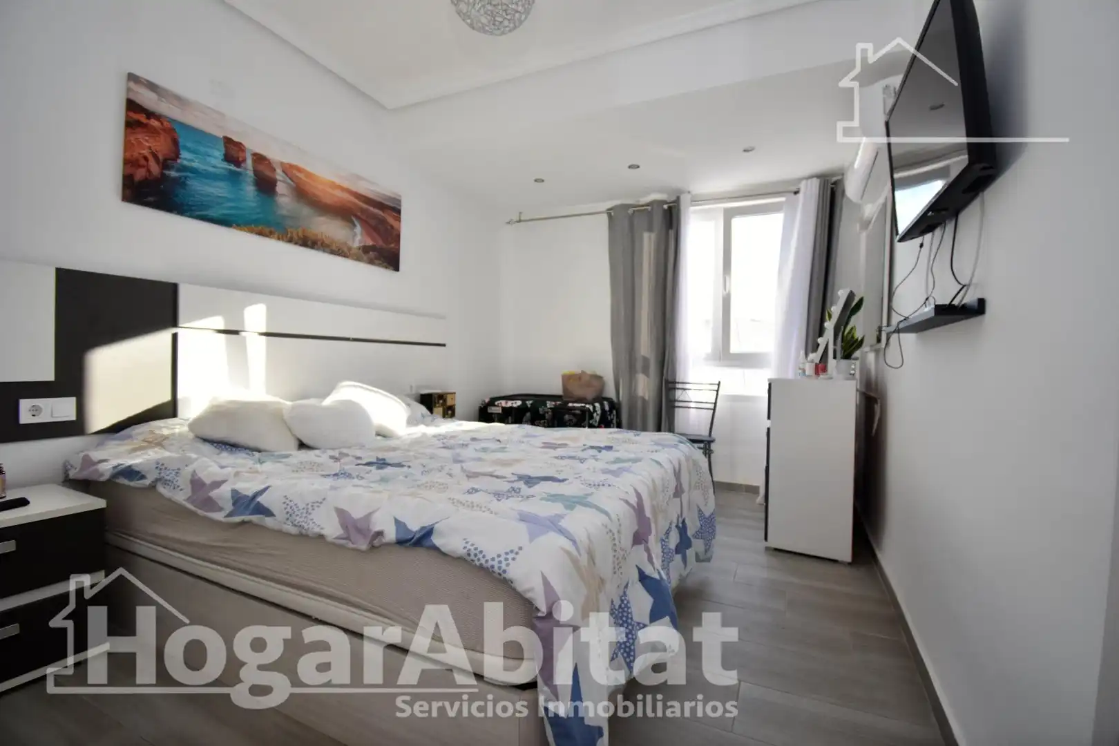 Bedroom of Flat for sale in Vila-real  with Air Conditioner, Heating and Furnished