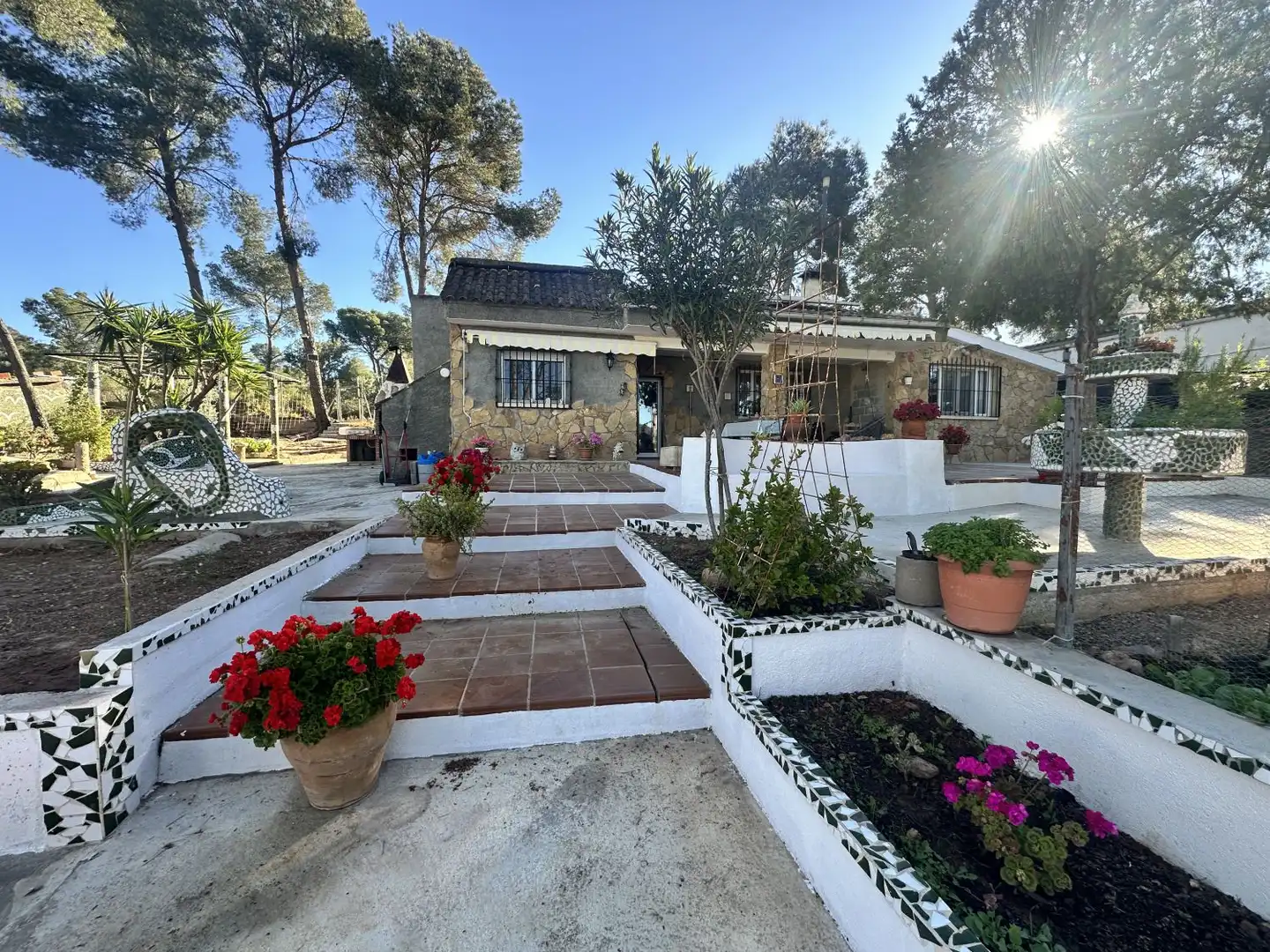 Garden of Houses for sale in Alfara de la Baronia  with Heating, Private garden and Terrace
