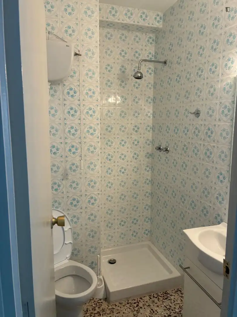 Bany de Apartament per a compartir en Murcia amb Moblat, Forn i Rentadora