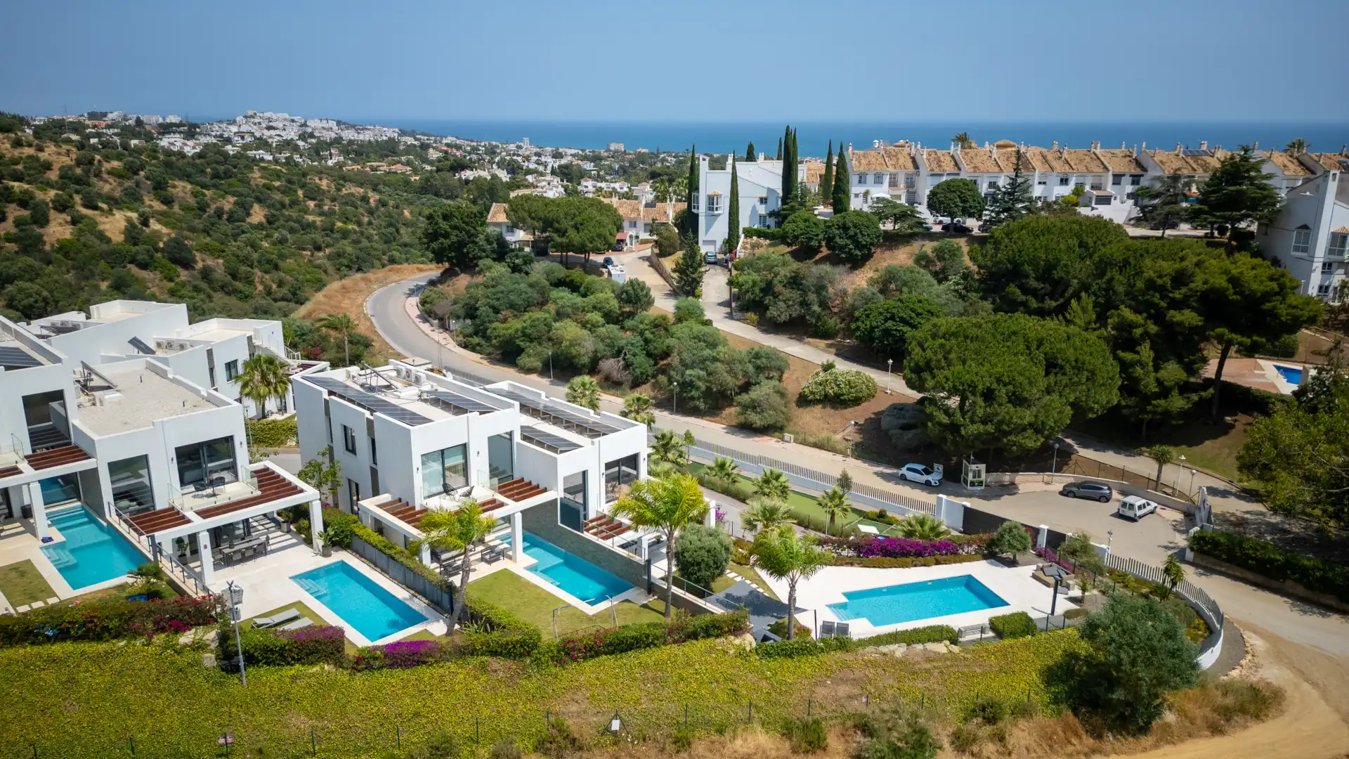 Doppelhaushälfte mit Pool zum Verkauf in Elviria - Cabopino