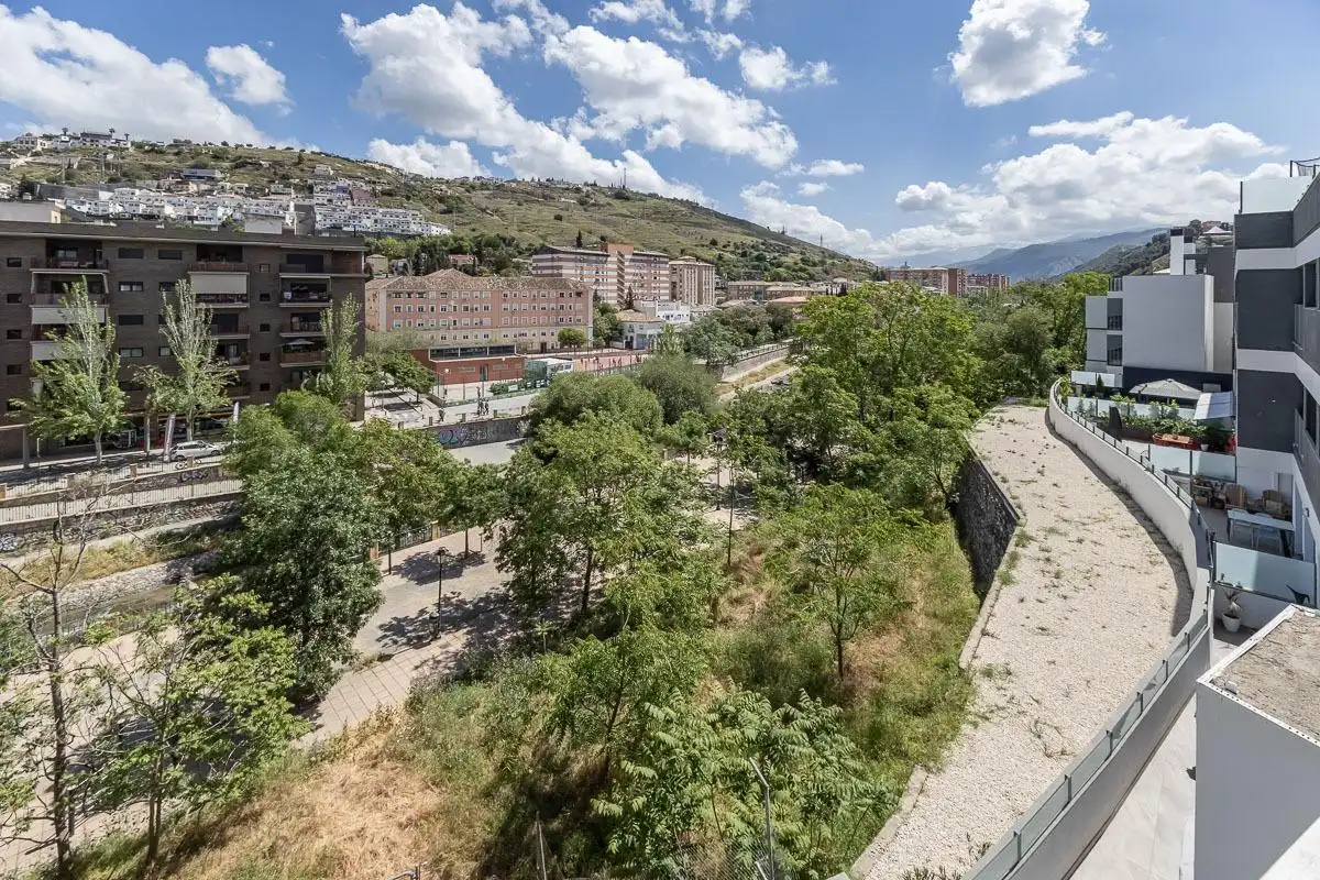 Exterior view of Houses for sale in Granada  with Air Conditioner, Terrace and Storage room