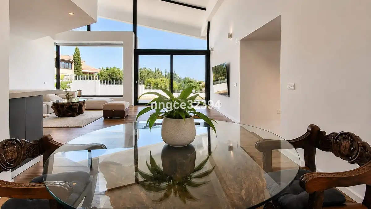 Living room of Houses for sale in Estepona  with Air Conditioner, Private garden and Terrace