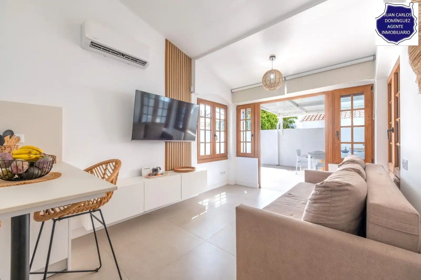 Sala de estar de Casa o chalet de alquiler en San Bartolomé de Tirajana con Aire acondicionado, Jardín privado y Terraza