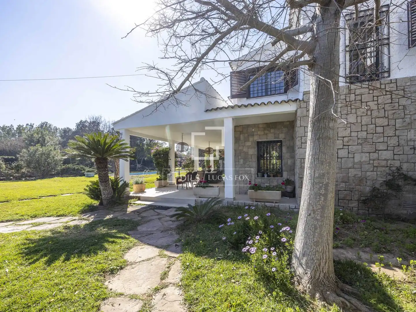 Vista exterior de Casa o chalet en venta en Godella con Aire acondicionado, Jardín privado y Terraza