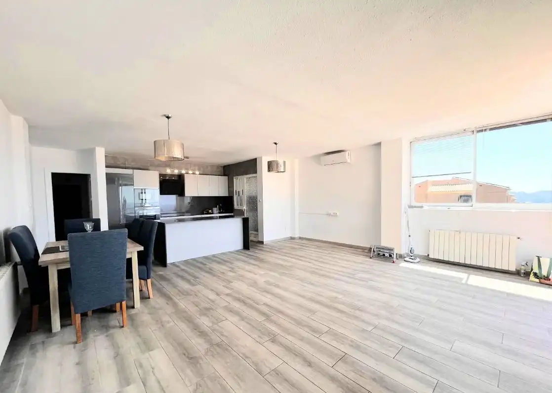 Kitchen of Flat for sale in La Nucia  with Air Conditioner, Private garden and Storage room