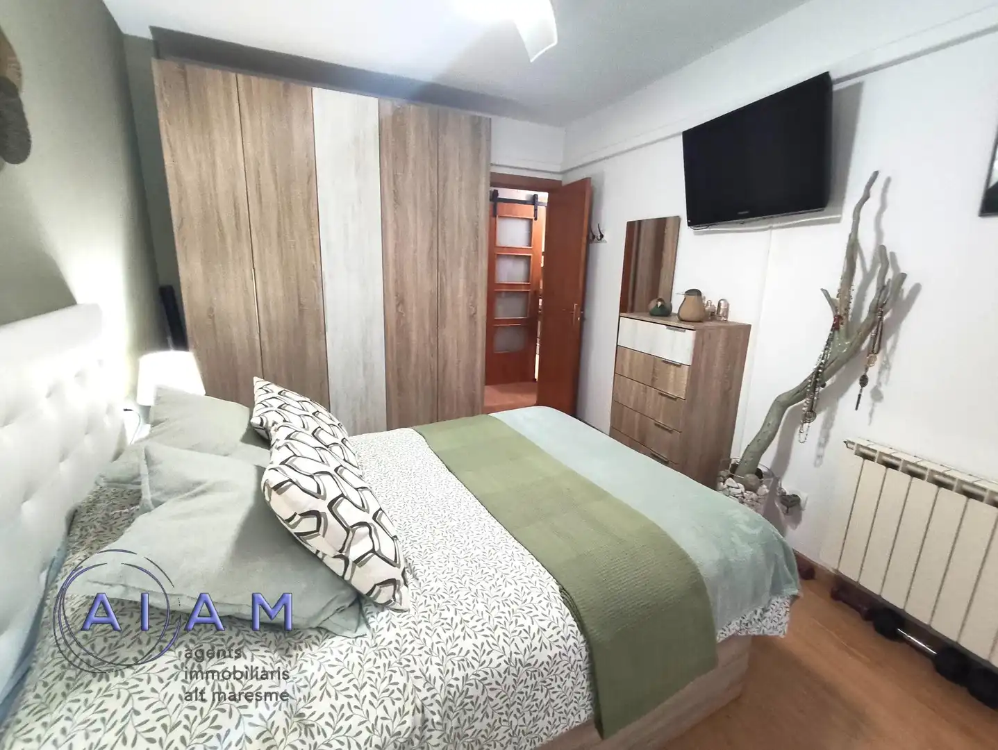 Bedroom of Flat for sale in Tordera  with Air Conditioner and Heating
