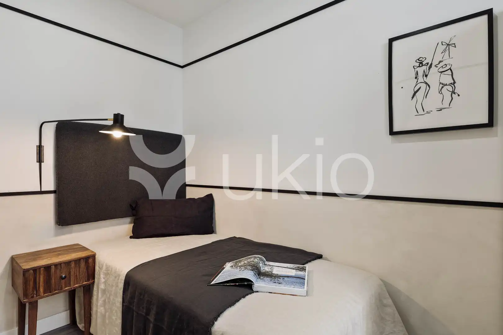 Habitación de Piso de alquiler en Barcelona con Aire acondicionado, Calefacción y Amueblado