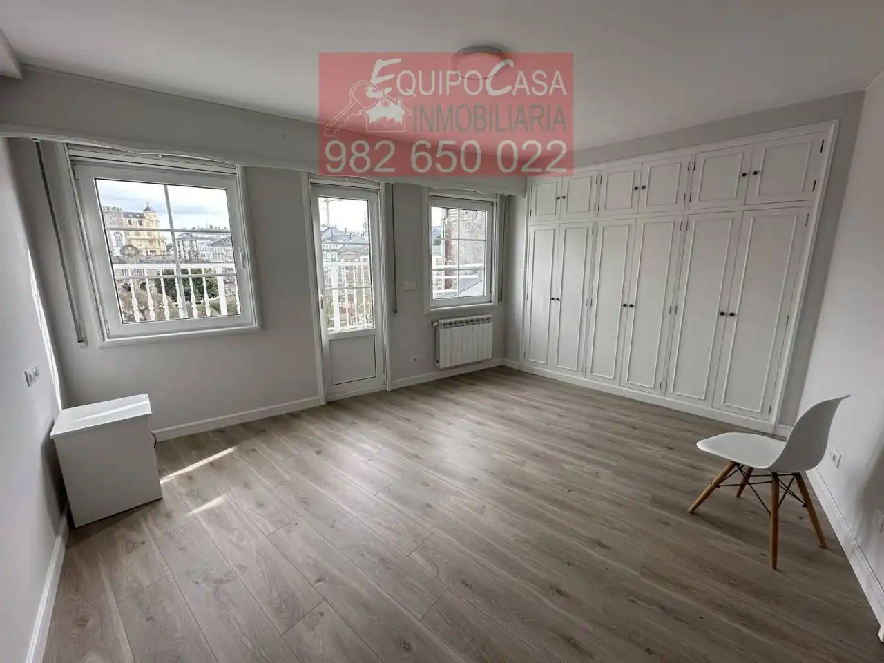 Schlafzimmer von Maisonette zur Miete in Lugo mit Heizung, Terrasse und Möbliert