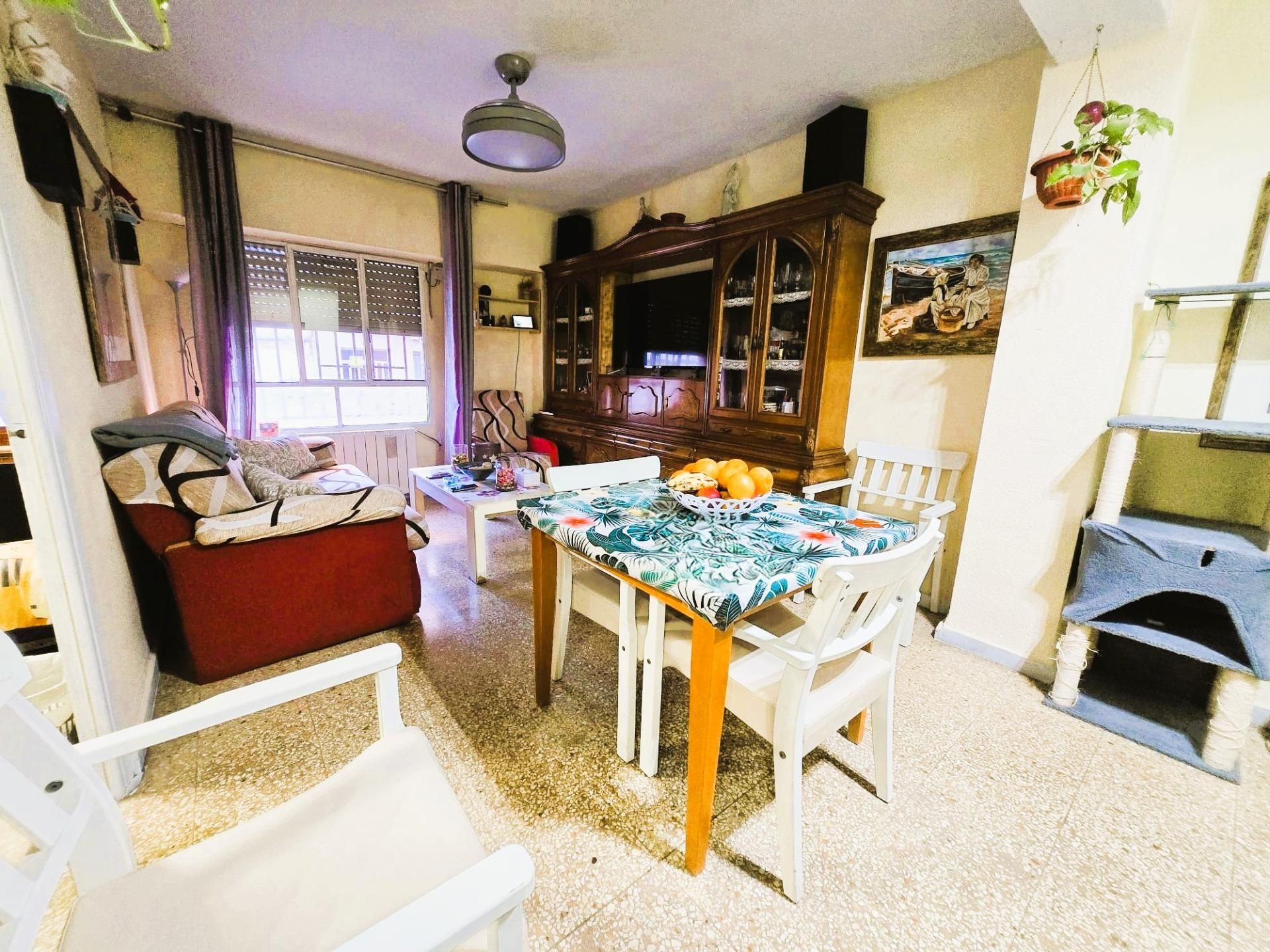Sala de estar de Piso en venta en Moncada con Terraza