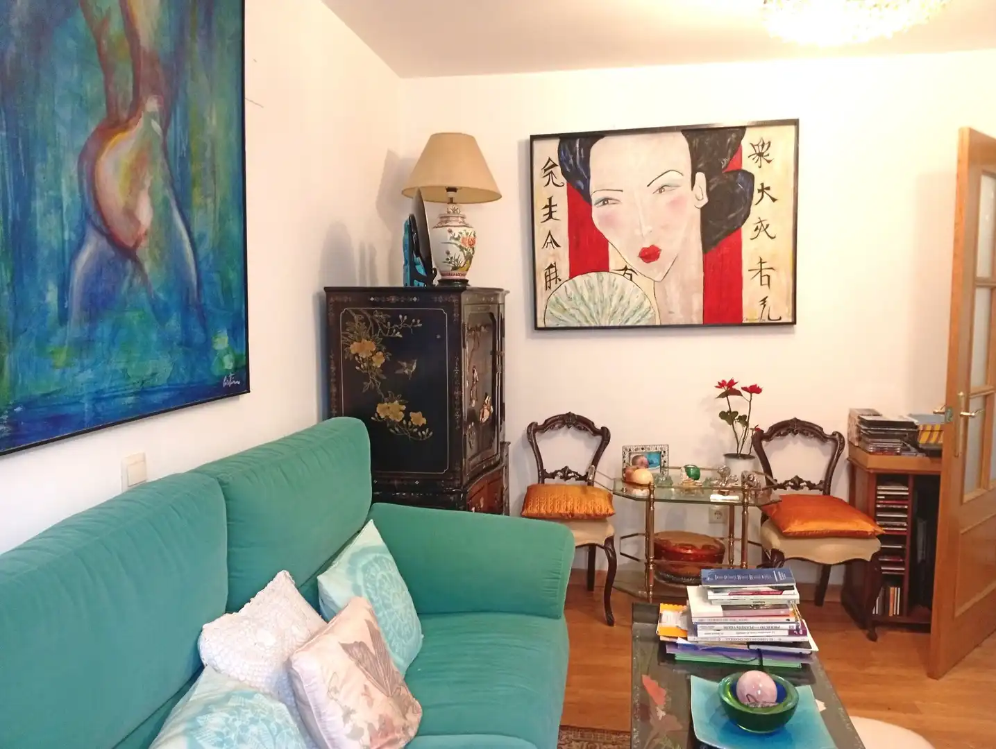 Wohnzimmer von Wohnung zum Verkauf in Villanueva de la Vera mit Heizung