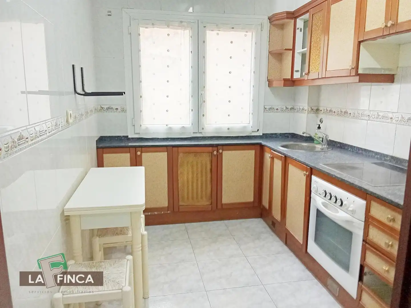 Kitchen of Flat for sale in Gijón   with Heating, Parquet flooring and Furnished