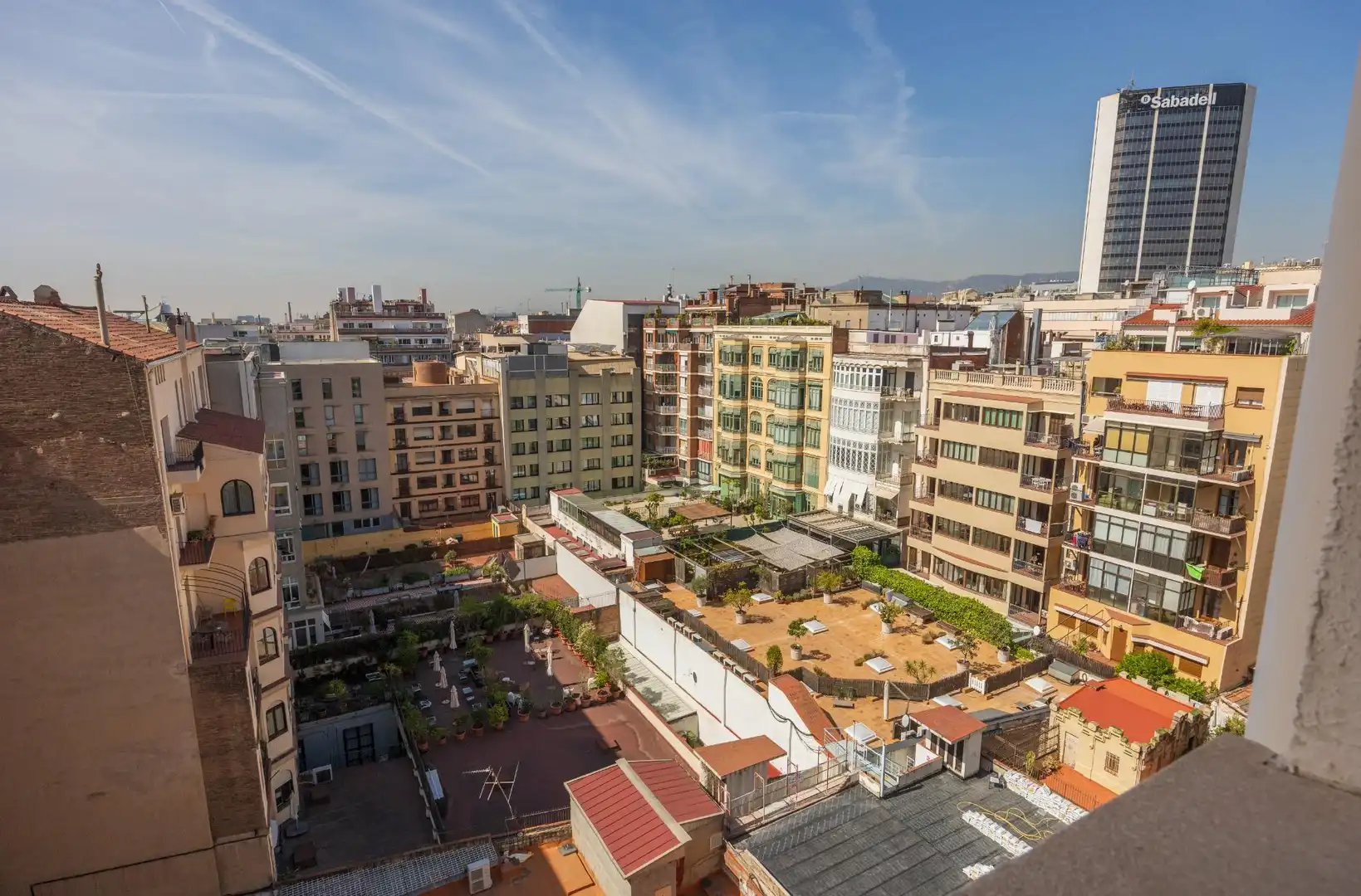 Vista exterior de Ático en venta en Barcelona con Aire acondicionado