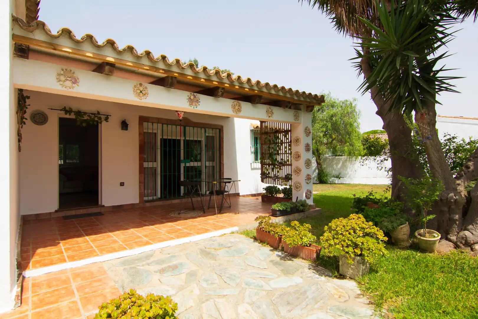 Garden of Country homes for sale in Barbate  with Air Conditioner, Heating and Private garden