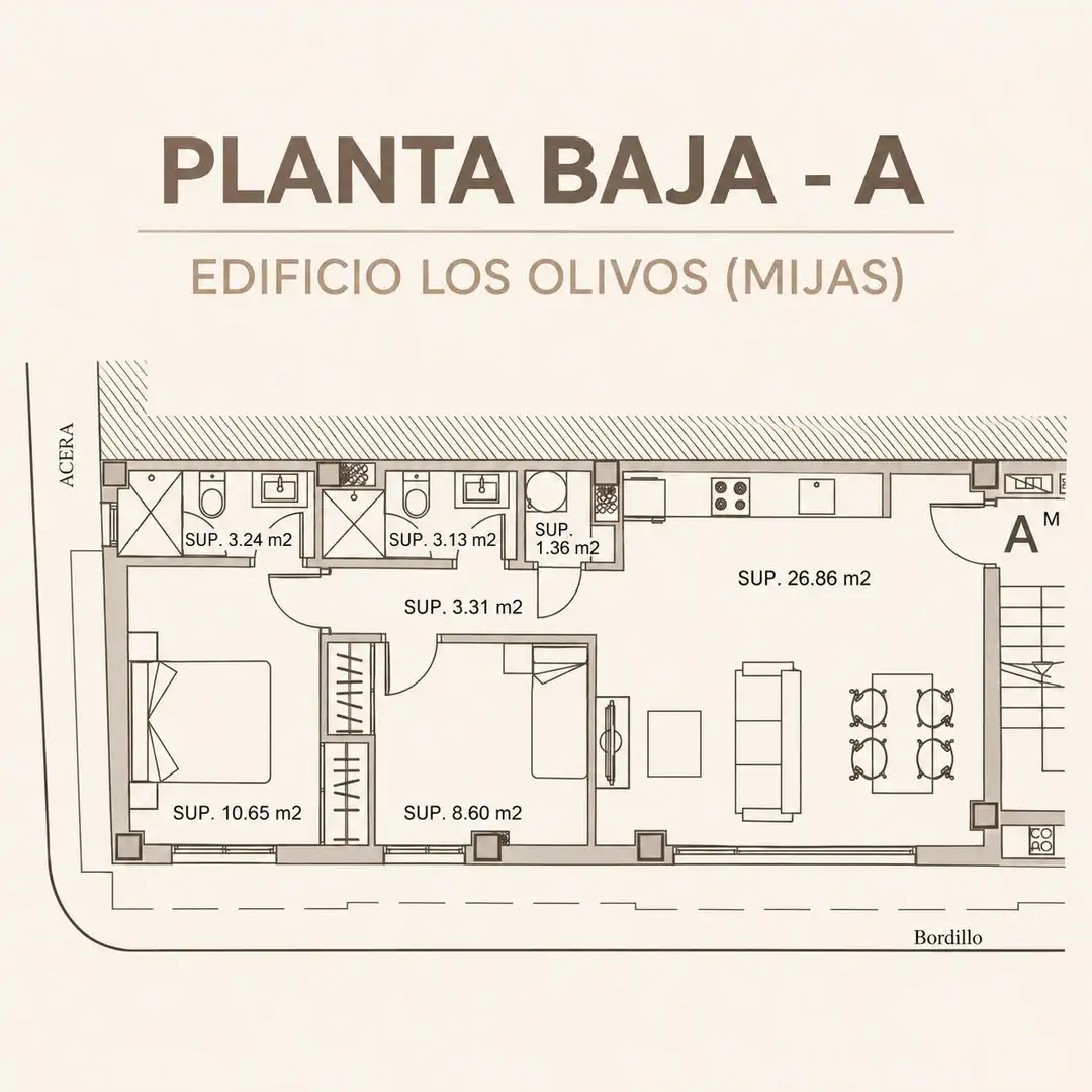Ground floor with lift for sale in Las Lagunas
