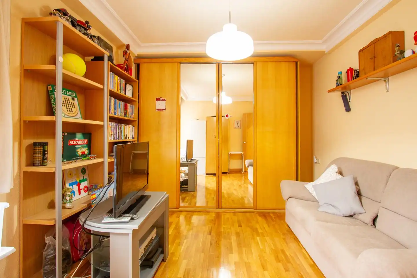 Wohnzimmer von Maisonette zum Verkauf in Villava / Atarrabia mit Klimaanlage, Heizung und Terrasse