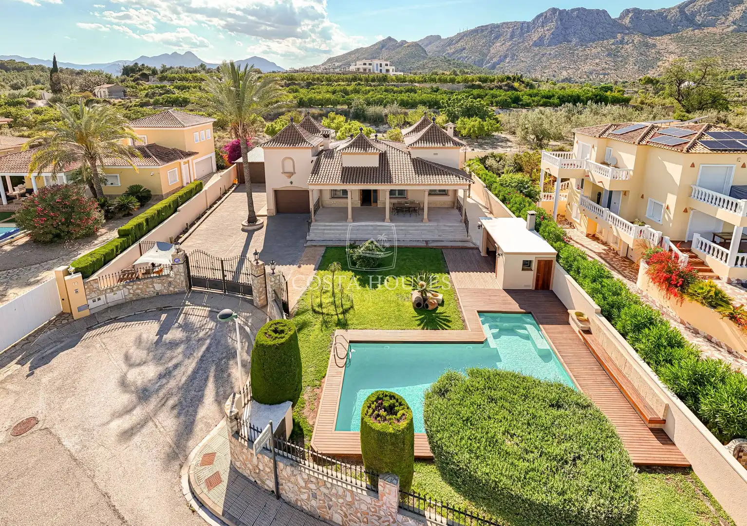 Exterior view of Houses for sale in Beniarbeig  with Air Conditioner, Heating and Private garden