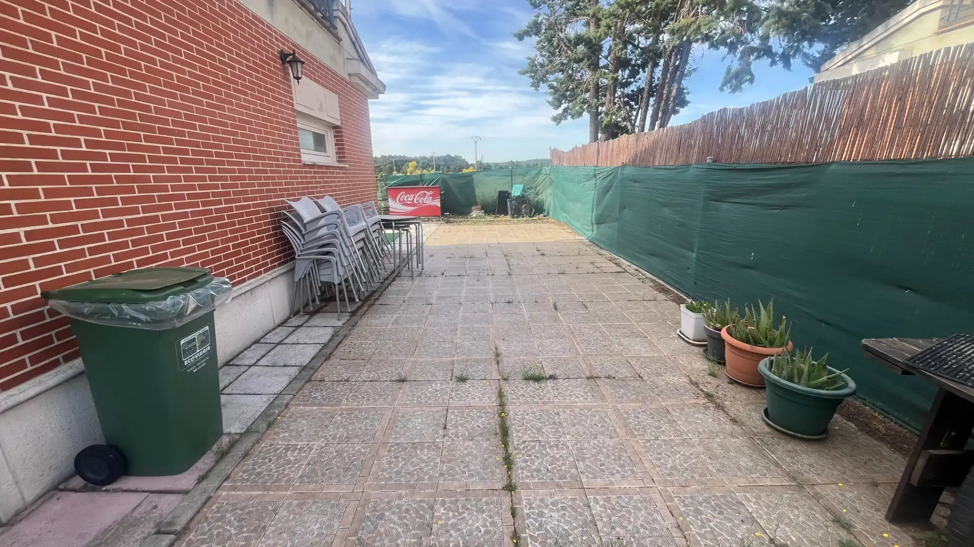 Terrasse von Einfamilien-Reihenhaus zum Verkauf in Mojados mit Heizung und Parkett