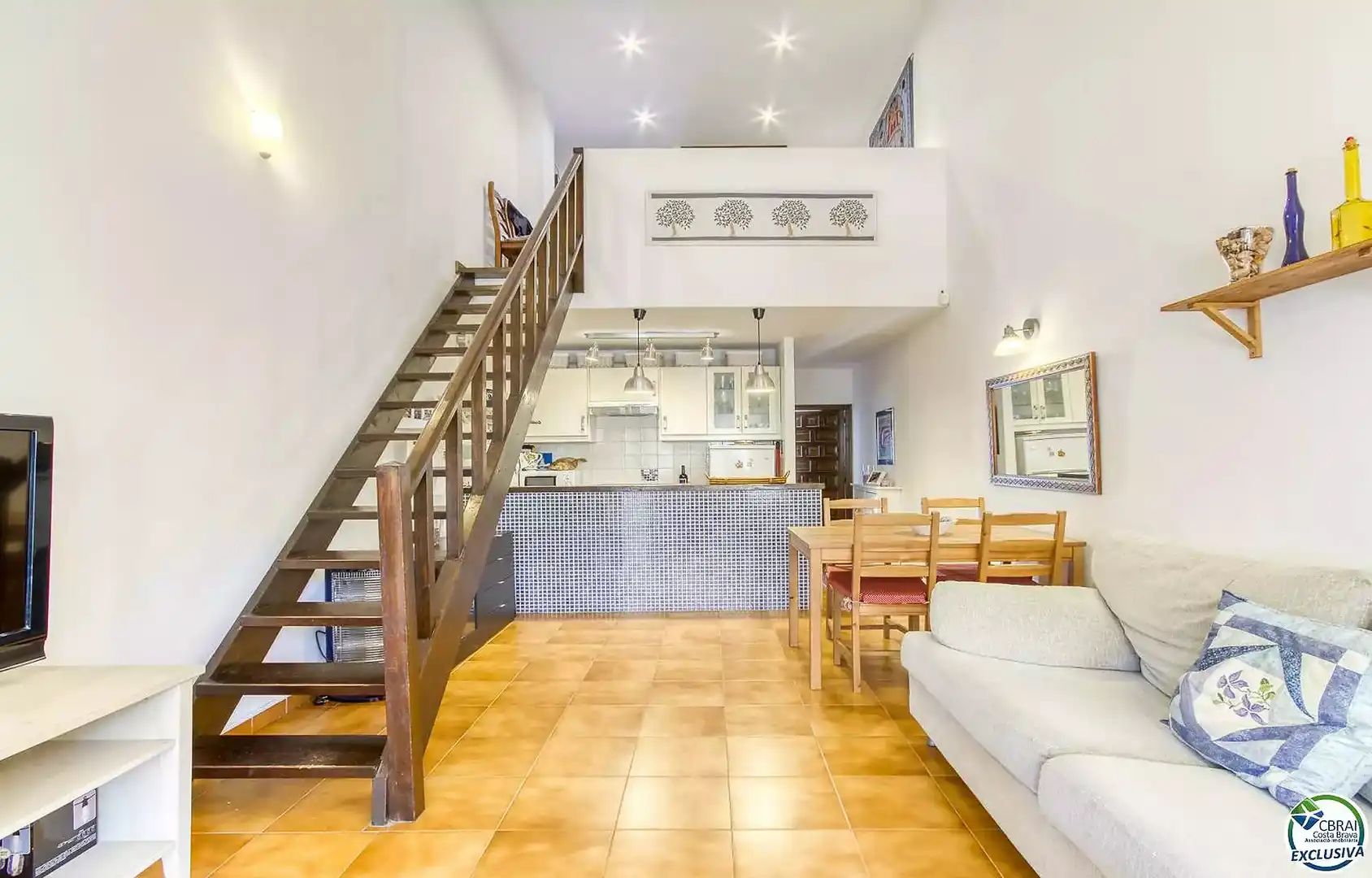 Sala de estar de Casa o chalet en venta en Garrigàs con Terraza y Amueblado