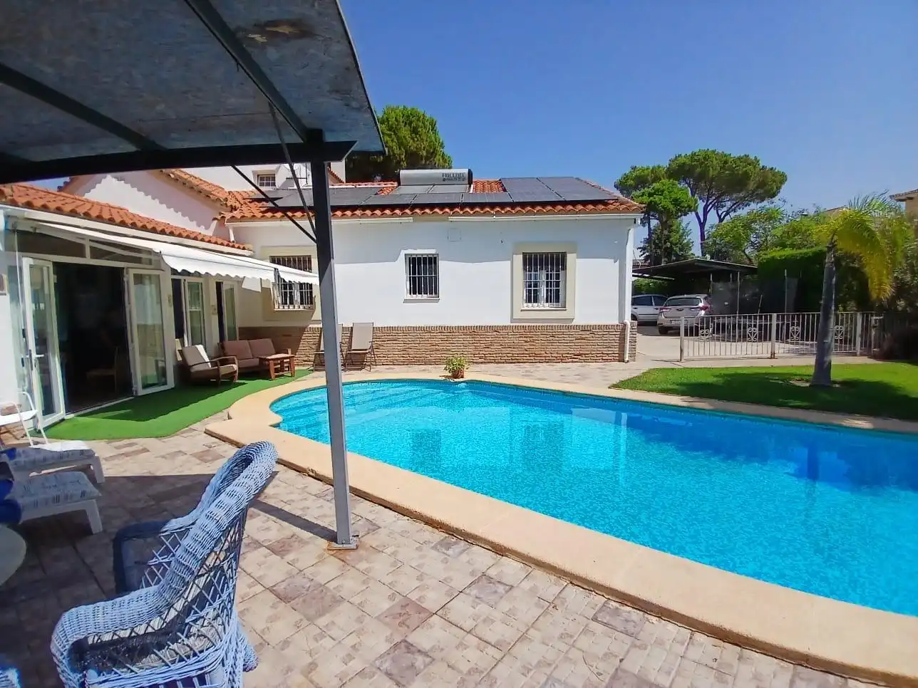Piscina de Casa o chalet en venta en Aljaraque con Calefacción, Jardín privado y Piscina