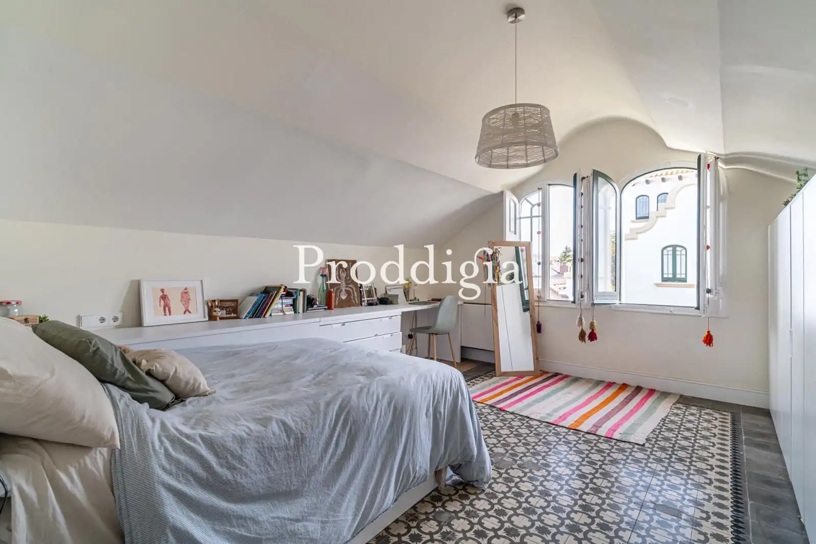Bedroom of Houses for rent in Sant Cugat del Vallès  with Air Conditioner, Heating and Swimming Pool