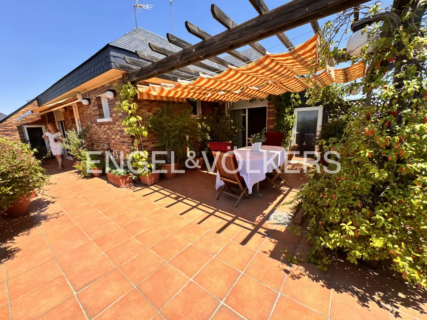 Terraza de Ático de alquiler en Majadahonda con Aire acondicionado, Calefacción y Jardín privado