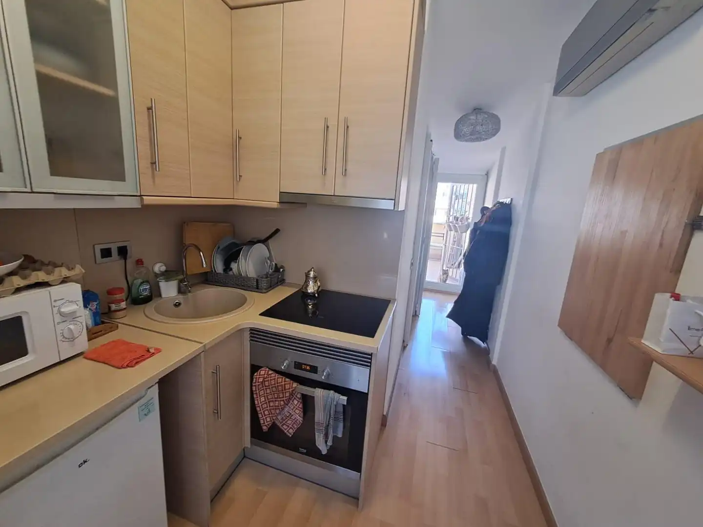 Cocina de Piso en venta en Mataró con Aire acondicionado, Parquet y Terraza