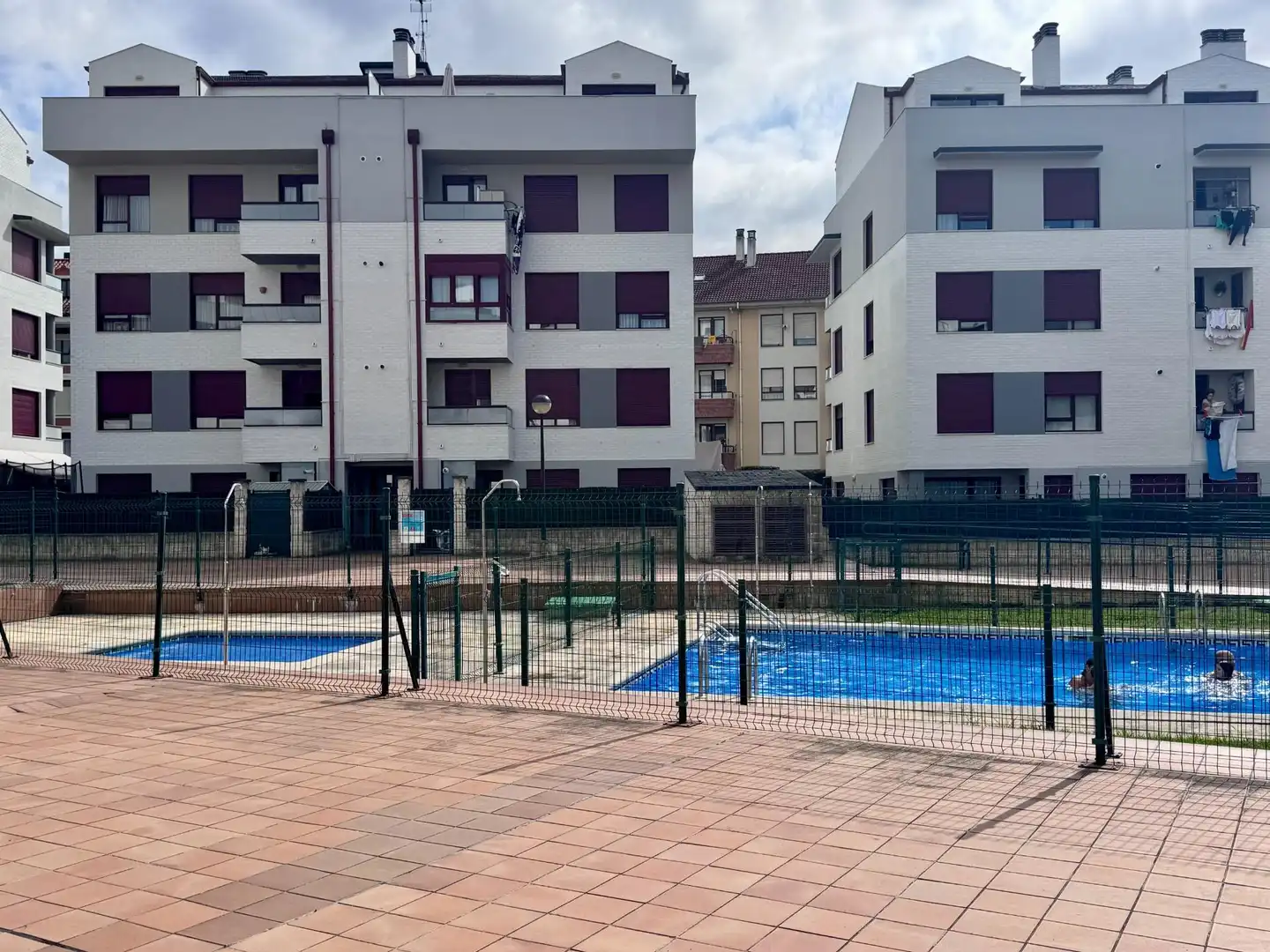 Swimming pool of Flat for sale in Entrambasaguas  with Air Conditioner, Heating and Private garden