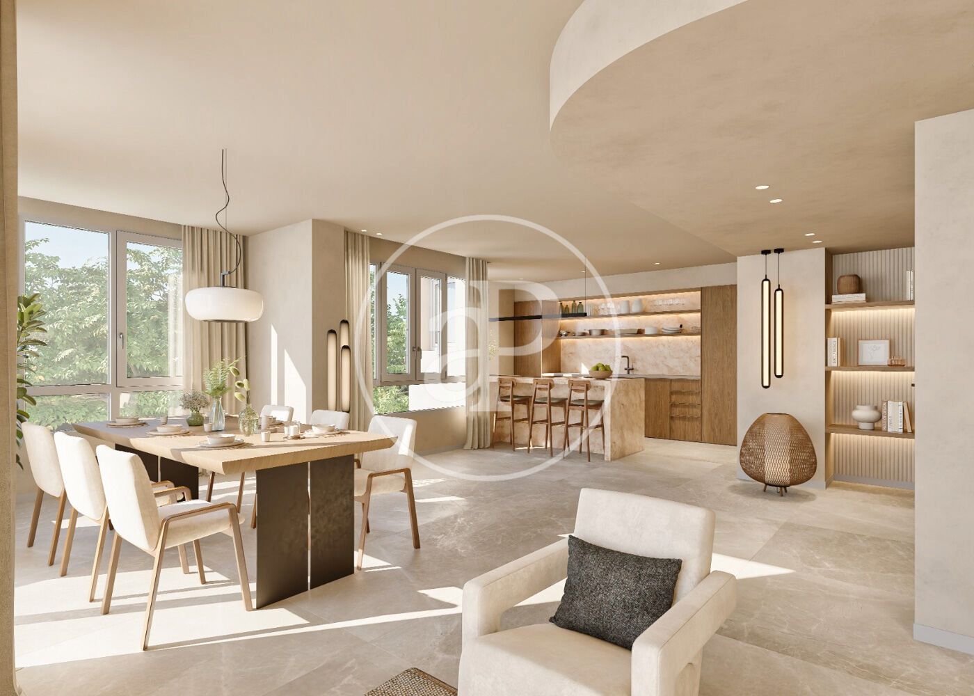 Sala de estar de Piso en venta en  Palma de Mallorca con Aire acondicionado, Calefacción y Jardín privado