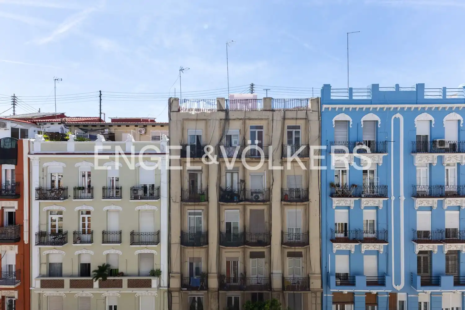 Vista exterior de Pis de lloguer en Valencia amb Aire condicionat, Calefacció i Parquet