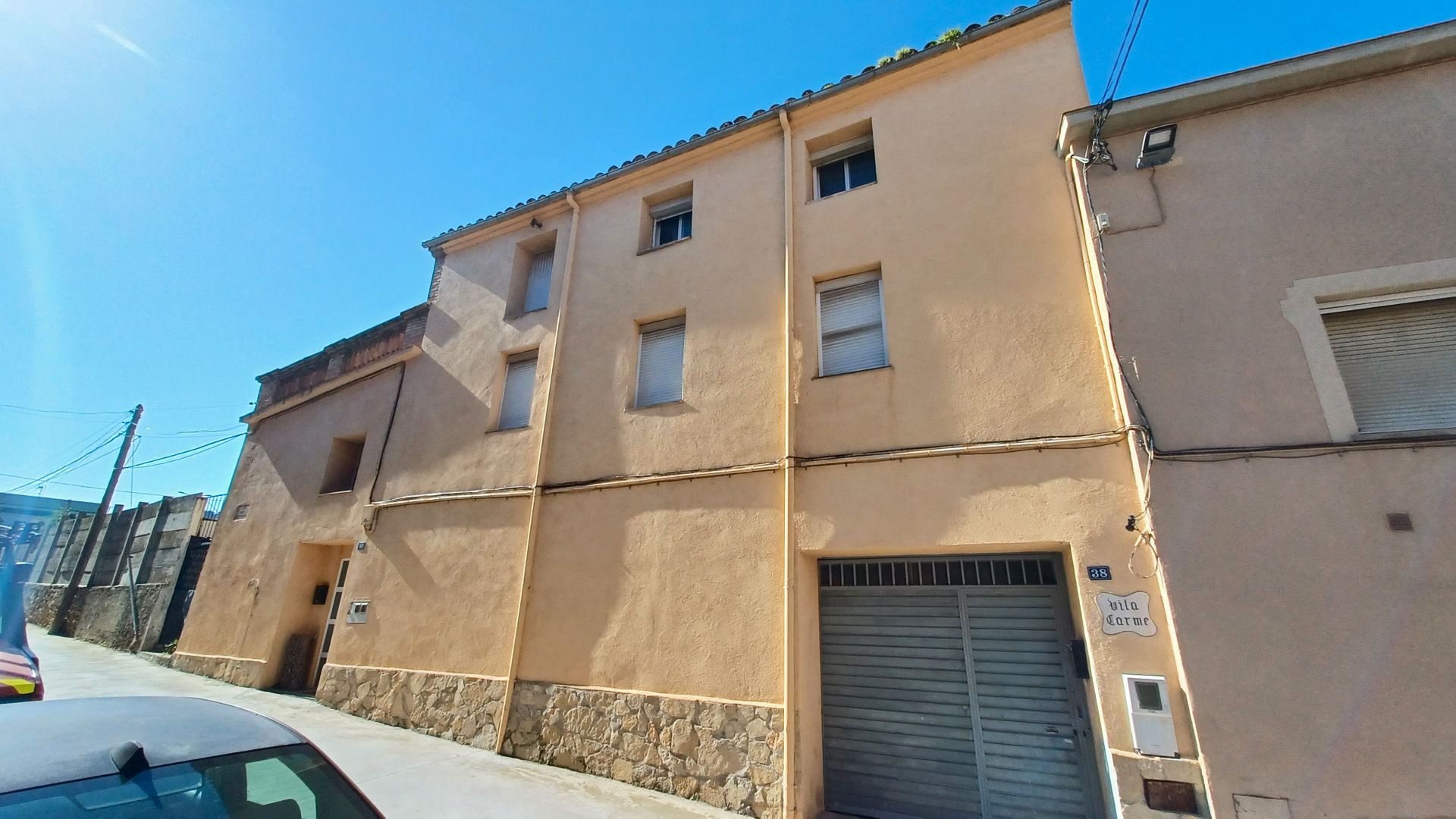Exterior view of House or chalet for sale in Sant Pere de Riudebitlles  with Heating, Private garden and Terrace